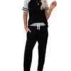 Lounge Sets For Women Two Piece Outfits Loungewear Short Sleeve Crewneck Jogger Pajama Set and Sweatpants Tracksuit