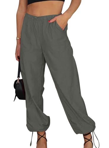 Women Mesh Stitching Jogger Pants Relax Fit Fashion Hiphop Dance Trouser