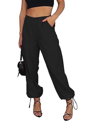 Women Mesh Stitching Jogger Pants Relax Fit Fashion Hiphop Dance Trouser