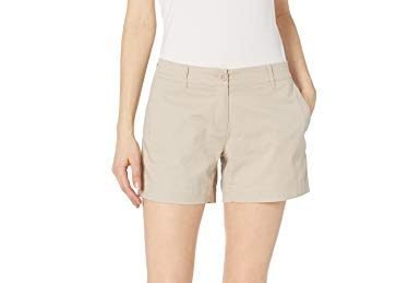 Women's Comfort Tailored Stretch Cotton Solid Short