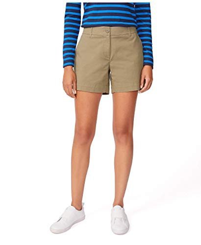 Women's Comfort Tailored Stretch Cotton Solid Short