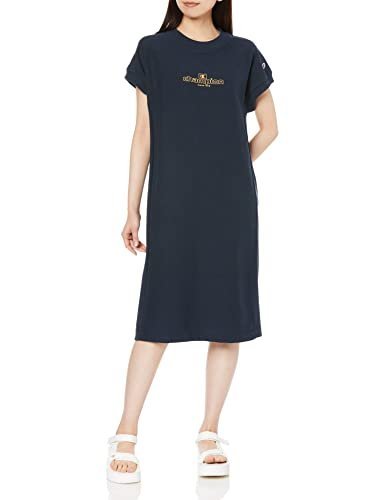 Round Neck, 100% Cotton, 9.4 oz, Script Logo, Reverse Weave Dress, Women's, Casual