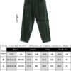Women's Corduroy Baggy Pants Elastic Waist Loose Harem Pant Cotton Wide Leg Trousers with Pockets