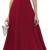 Womens Wedding Guest Dresses Long Sweetheart Neckline Sleeveless Cocktail Dress