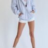 Womens Zip Up Hoodies Long Sleeve Sweatshirts Fall Outfits Oversized Sweaters Casual Fashion Jackets