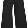 51LfPzVka7L._AC_SL1500.jpg RIMLESS 7 Wide Leg Pants for Women Fashion Twill Cropped Trousers Business Casual Dress Pants Stretch Capris Work Slacks
