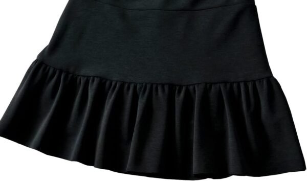 Women Stretchy Flared Ruffle Layered Mini Tennis Skater Skirts with Short