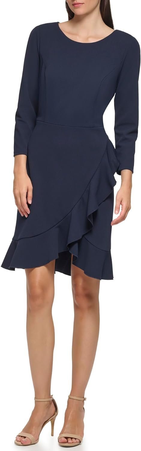 Women's Crepe Structured Dress