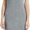 Women's Sleeveless Sweater Dress Knit Slim V Neck Bodycon Midi Stretchable Elasticity Slim Fits