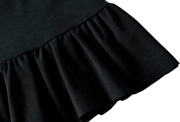 Women Stretchy Flared Ruffle Layered Mini Tennis Skater Skirts with Short