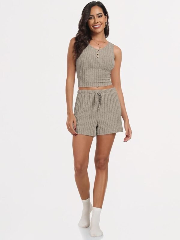 2 Piece Sets for Women Two Piece Summer Outfits Sweatsuits Fashion Shorts Lounge Tracksuits Comfy Trendy Clothes 2024