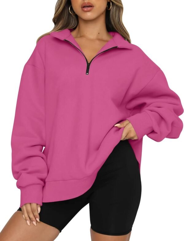 Women's Hoodie, Polyester Heathered Zip-up Hoodie, Sports