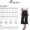 612V68dQx3L._AC_SL1500.jpg RIMLESS 7 Wide Leg Pants for Women Fashion Twill Cropped Trousers Business Casual Dress Pants Stretch Capris Work Slacks