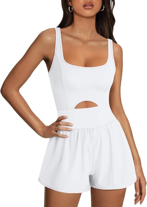 Womens Rompers Jumpsuits Casual One Piece Unitard Bodysuits Sleeveless Workout Outfits Yoga Fashion Tank Top