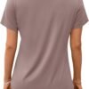 Womens Tops T Shirts Short Sleeve Tees Fashion Trendy Lightweight Basic Soft Casual Summer Outfits Comfy Clothes 2024