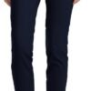 Women's Straight Pants Stretch Slim Skinny Solid Trousers Casual Business Office