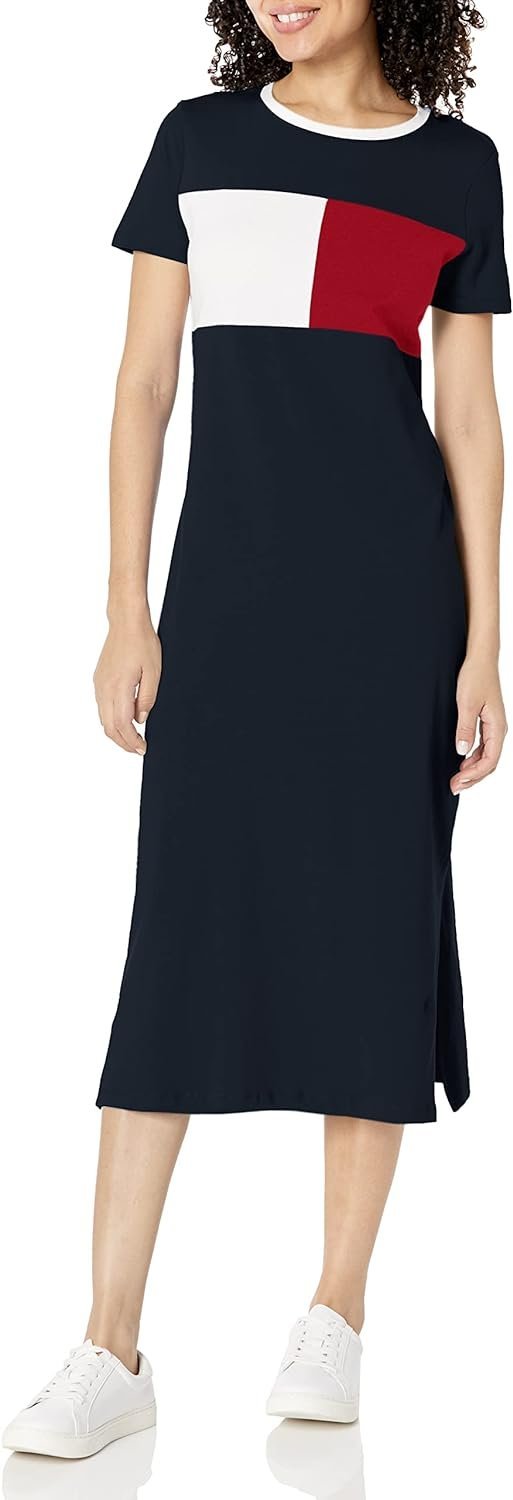 T-Shirt Short Sleeve Cotton Summer Dresses for Women