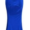 Women's 30s Brief Elegant Mermaid Sleeveless Gowns Formal Evening Dress