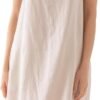 Women's Linen Sleeveless Shift Dress with Pockets Crew Neck Casual Tank Dress