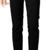 Women's Straight Pants Stretch Slim Skinny Solid Trousers Casual Business Office