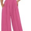 Womens Jumpsuits Overalls Wide Leg Casual Summer Outfits Rompers Jumpers Sleeveless Straps With Pockets 2024