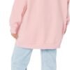 Womens Oversized Hoodie Extra Long Hooded Tunic Sweatshirt with Pockets