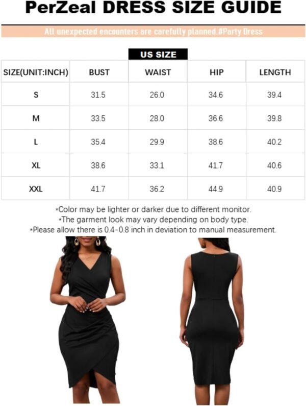 Women's Sexy Sleeveless V Neck Bodycon Dress Wedding Guest Cocktail Evening Party Work Faux Wrap Ruched Midi Dresses