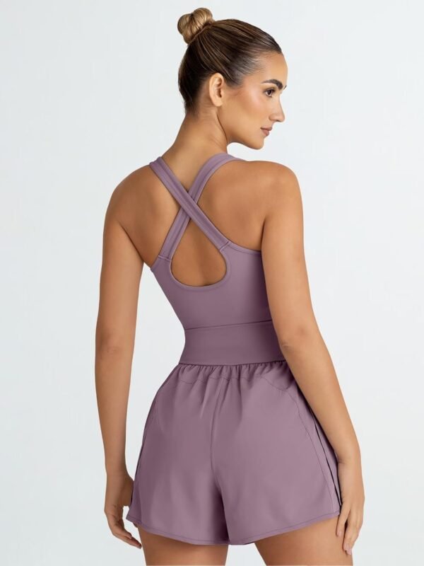 Womens Rompers Jumpsuits Casual One Piece Unitard Bodysuits Sleeveless Workout Outfits Yoga Fashion Tank Top