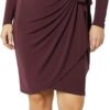 Women's Long Sleeve Classic Wrap Dress (Available in Plus Size)