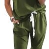Womens V Neck Short Sleeve Top And Long Pants