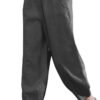 61fkCtMkMPL._AC_SL1500.jpg Women's 100% Linen Pants Relax Fit Lantern Cropped TaperedPants Trousers with Elastic Waist