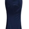 Women's 30s Brief Elegant Mermaid Sleeveless Gowns Formal Evening Dress