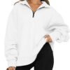 Women's Hoodie, Polyester Heathered Zip-up Hoodie, Sports
