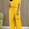 2 Piece Outfits for Women Casual Sweat Set Comfy Short Sleeve Matching Clothing tracksuit