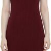 Women's Sleeveless Sweater Dress Knit Slim V Neck Bodycon Midi Stretchable Elasticity Slim Fits
