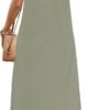 Women's Summer Sleeveless Sundress Casual Loose Long Maxi Dresses Beach Cover Up Dress