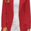 2023 Blazers for Women Business Casual Outfits Fashion Dressy Long Suit Jacket Office Belted Blazer Dress Work