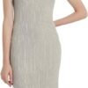 Women's Sleeveless Sweater Dress Knit Slim V Neck Bodycon Midi Stretchable Elasticity Slim Fits