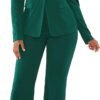 Fashion Womens Two Piece Blazer Outfits Long Sleeve Slim Fit Jacket with Long Pants Suit Set for Work