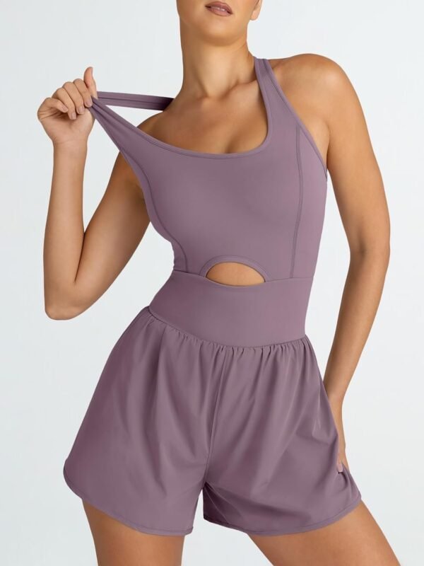 Womens Rompers Jumpsuits Casual One Piece Unitard Bodysuits Sleeveless Workout Outfits Yoga Fashion Tank Top