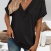 710pc-8gvDL._AC_SL1500.jpg T Shirts Short Sleeve V Neck Tees Womens Fashion Tops Trendy Lightweight Soft 2024 Casual Summer Spring Outfits