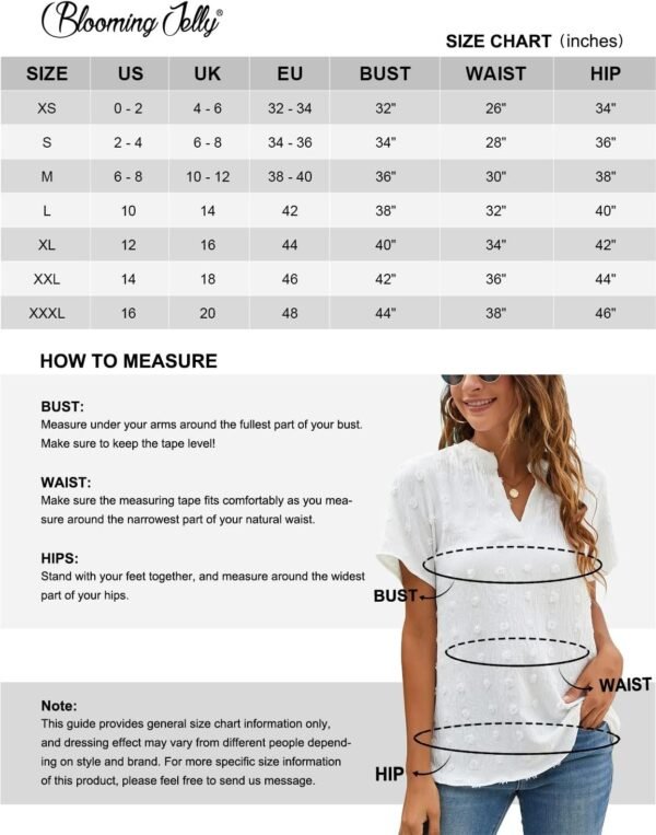 713Uage9KjL._AC_SL1500.jpg Womens White Chiffon Blouses Short Sleeve V Neck Shirts Summer Casual Polka Dot Tops
