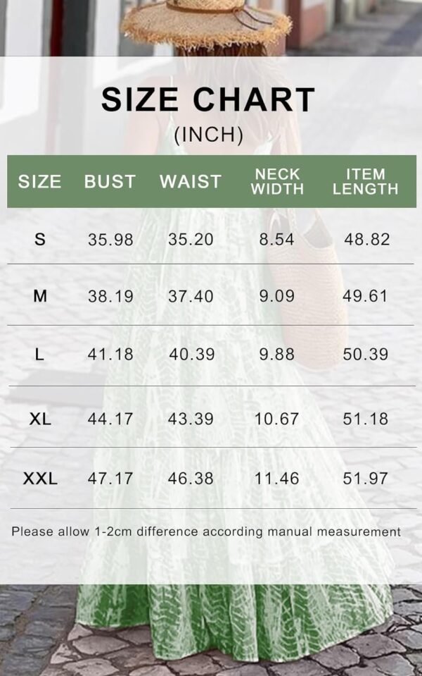 Women Summer Dresses 2024 Spaghetti Strap Scoop Neck Floral Maxi Dress Flowy Boho Long Sundress with Pockets