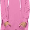 Womens Oversized Hoodie Extra Long Hooded Tunic Sweatshirt with Pockets