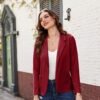 71BOdWbaJRL._AC_SL1500.jpg Womens Casual Work Office Blazer Open Front Long Sleeve Cardigan Jacket