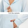 Women's Full Zip UPF 50+ Sun Protection Hoodie Jacket Long Sleeve Sun Shirt Hiking Outdoor Performance with Pockets