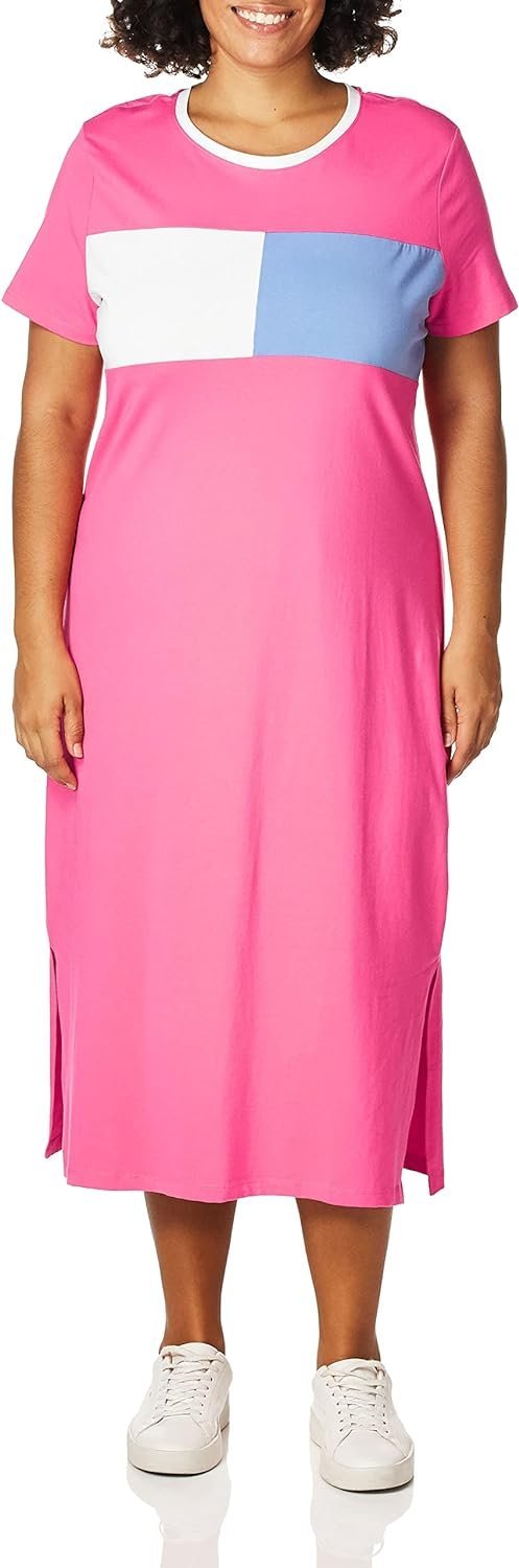 T-Shirt Short Sleeve Cotton Summer Dresses for Women