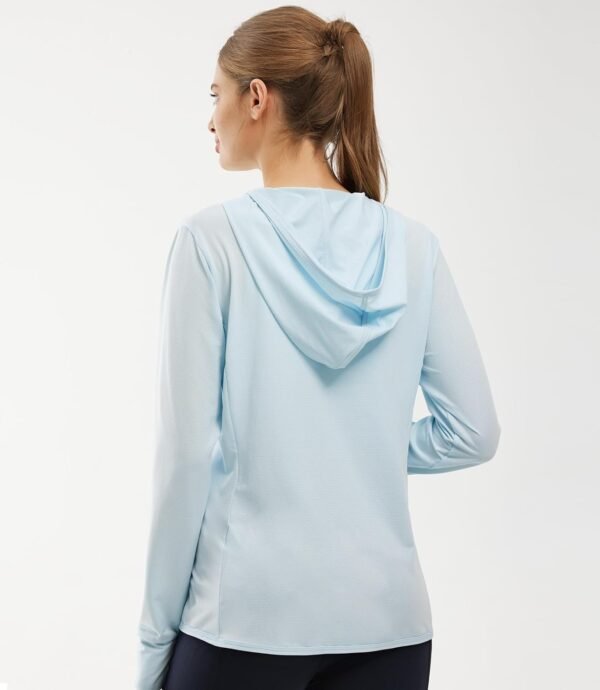 Women's Full Zip UPF 50+ Sun Protection Hoodie Jacket Long Sleeve Sun Shirt Hiking Outdoor Performance with Pockets