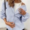 Womens Zip Up Hoodies Long Sleeve Sweatshirts Fall Outfits Oversized Sweaters Casual Fashion Jackets