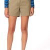 Women's Comfort Tailored Stretch Cotton Solid Short